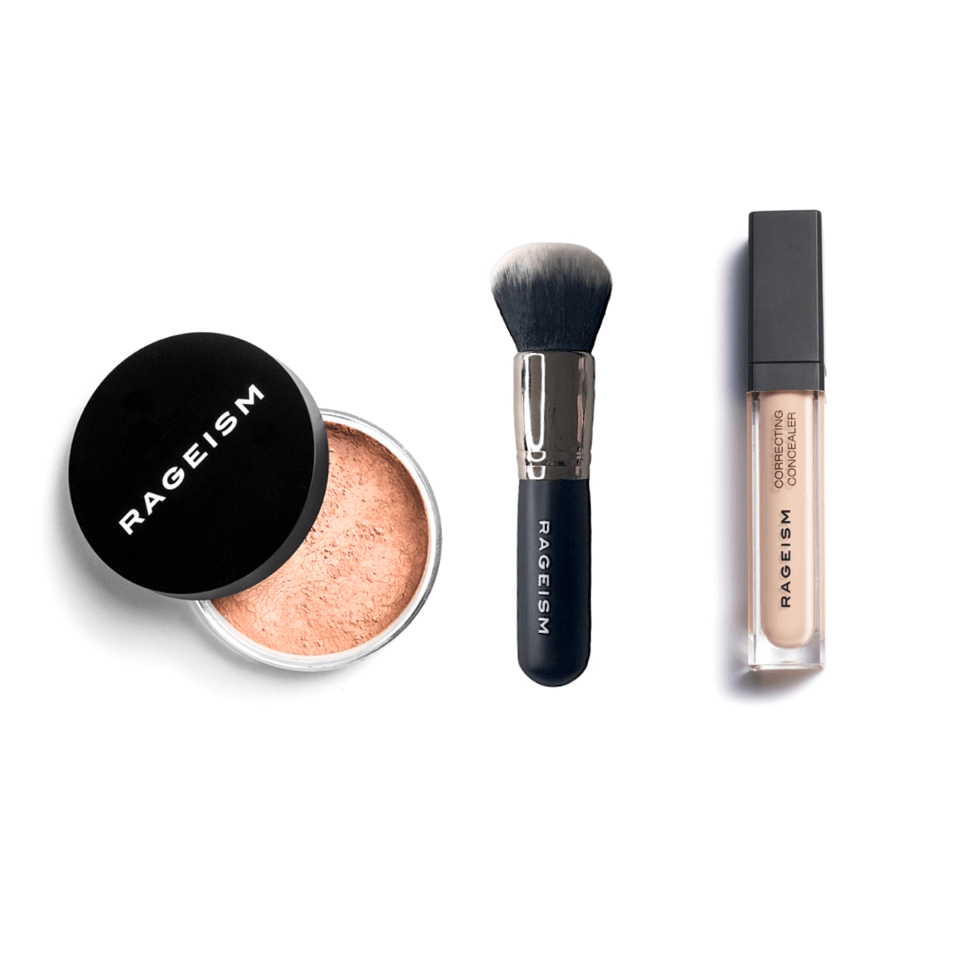 Satin Glow Loose Powder Foundation Kit
