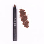 Makeup crayon with brown color and 'Rageism Beauty' branding on a white background