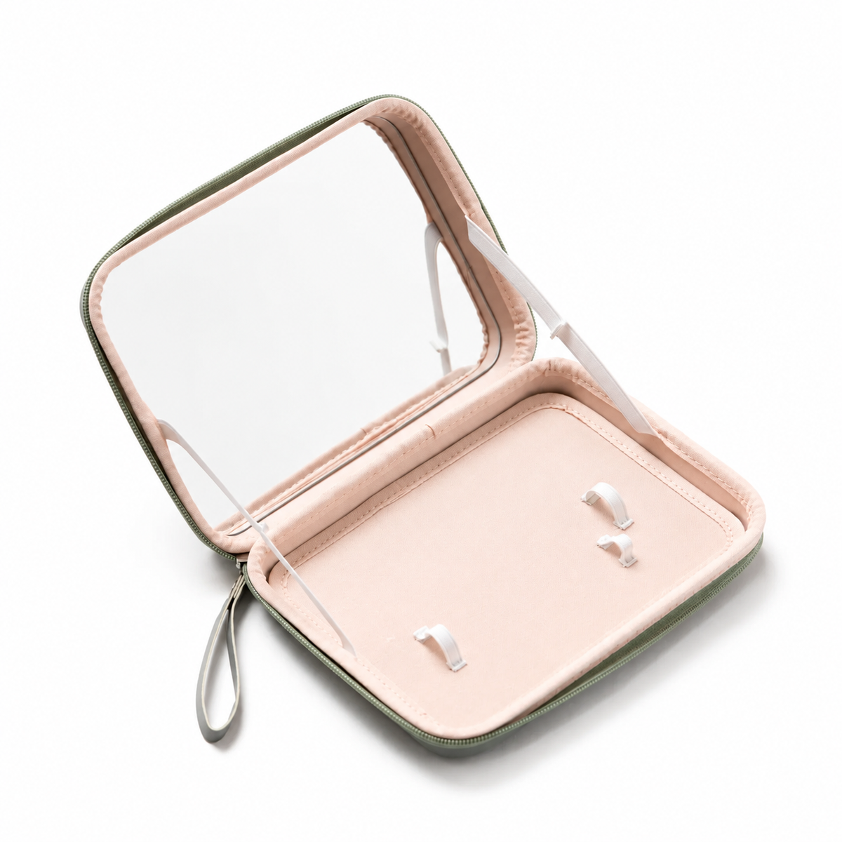 Rageism Hard-shell Beauty Case with Mirror